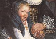 Jacob Jordaens Details of The Artist and his Family (mk45) painting